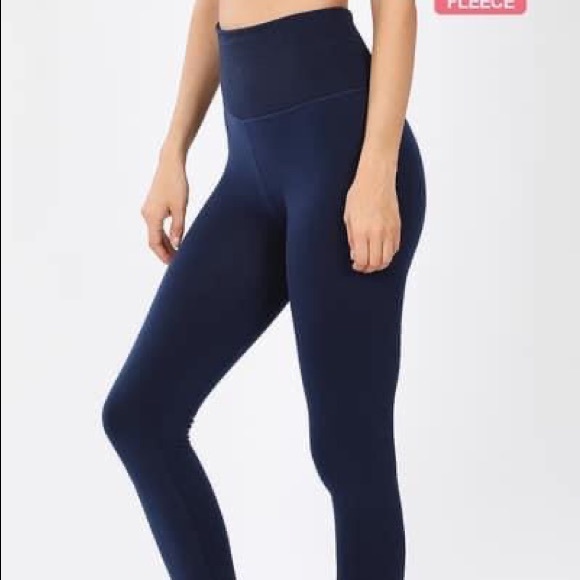 Tummy Control Leggings Navy - Picture 1 of 1